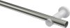 Gardinenstange Metall 20 mm Ø PLATON - Elanto Edelstahl-Optik / Schwarz (ohne Ringe) 100 cm