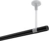 Gardinenstange Metall 20 mm Ø SONETTE - Sitra Schwarz / Messing-Optik (ohne Ringe) 100 cm