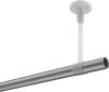 Gardinenstange Metall 20 mm Ø SONETTE - Sitra Silbergrau / Messing-Optik (ohne Ringe) 420 cm (3 x 140 cm)
