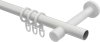 Gardinenstange Metall 20 mm Ø PRESTIGE - Mavell Weiß 100 cm