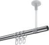 Gardinenstange Metall 20 mm Ø SONETTE - Luino Chrom / Messing-Optik 100 cm