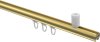 Innenlauf Gardinenstange Messing-Optik 20 mm Ø SONIUS - Luino 100 cm