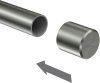 Endstücke Casa (Kappe) Edelstahl für Gardinenstangen 16 mm Ø (2 Stück) 