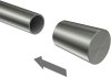 Endstücke Carelli (Konus) Edelstahl-Optik für Gardinenstangen 16 mm Ø (2 Stück) 
