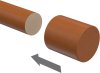 Endstücke Feta (Kappe) Kirschbaum lackiert für Gardinenstangen 20 mm Ø (2 Stück) 