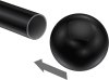 Endstücke Luino (Kugel) Schwarz für Gardinenstangen 20 mm Ø (2 Stück) 