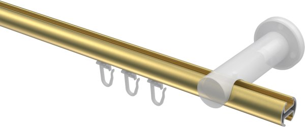 Innenlauf Gardinenstange Messing-Optik 20 mm Ø PLATON - Santo