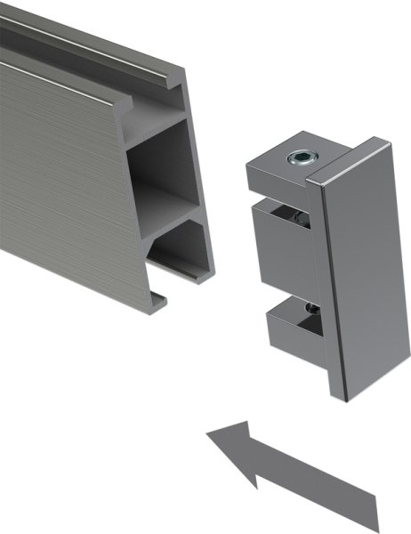 Endstücke Paxo (Kappe) Chrom für Innenlaufstangen 14x35 mm (2 Stück)