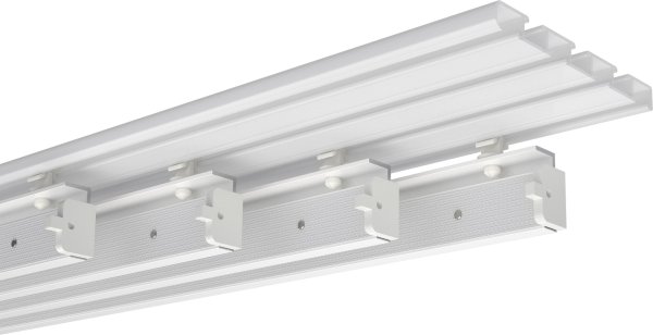 Paneelwagen Universal Fastfix Aluminium mit Klettband 60 cm Weiß