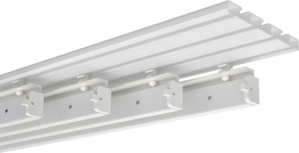 Paneelwagen Universal Fastfix Kunststoff mit Klettband 60 cm Weiß