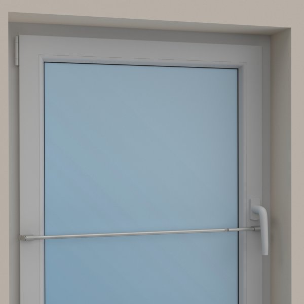 Klemmstange Metall / Kunststoff 12/10 mm Ø Sitefix Silbergrau ausziehbar