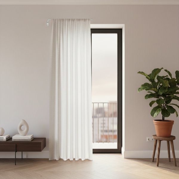 Schwenkstange Metall 13/9 mm Ø Cassina Weiß ausziehbar 60-100 cm