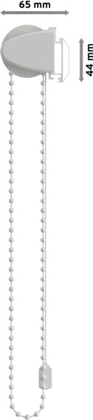 Klemmfix Seitenzugrollo / Thermorollo SZ3 verdunkelnd Uni Weiß Fb. 3003