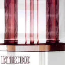 Bändchenrollos sind dekorative Raffgardinen.