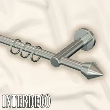 Einfache Montage der Edelstahl-Gardinenstangen.