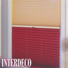 Plissee mit zwei Stoffen - ein Tag und Nacht-Modell