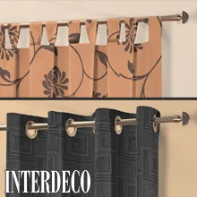 Die Gardinenstange als Befestigung für Gardinen und Vorhänge.