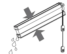 Plissee-Reinigung Schritt 7