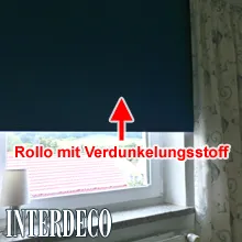 farbige Verdunkelungsrollos