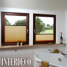 Plissees für Badezimmer - Feuchtraumgeeignetes Plissee.