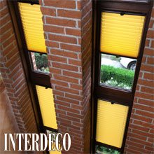 Plissee in Gelb - Sonnenlicht für die Fenster.