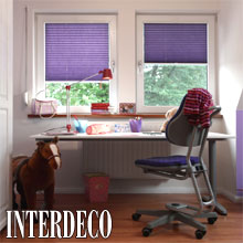 Plissees für Kinderzimmer.